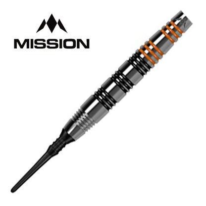 Mission Javan Darts - Soft Tip - Brass - Silver Coated