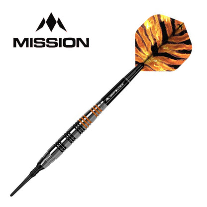 Mission Javan Darts - Soft Tip - Brass - Silver Coated