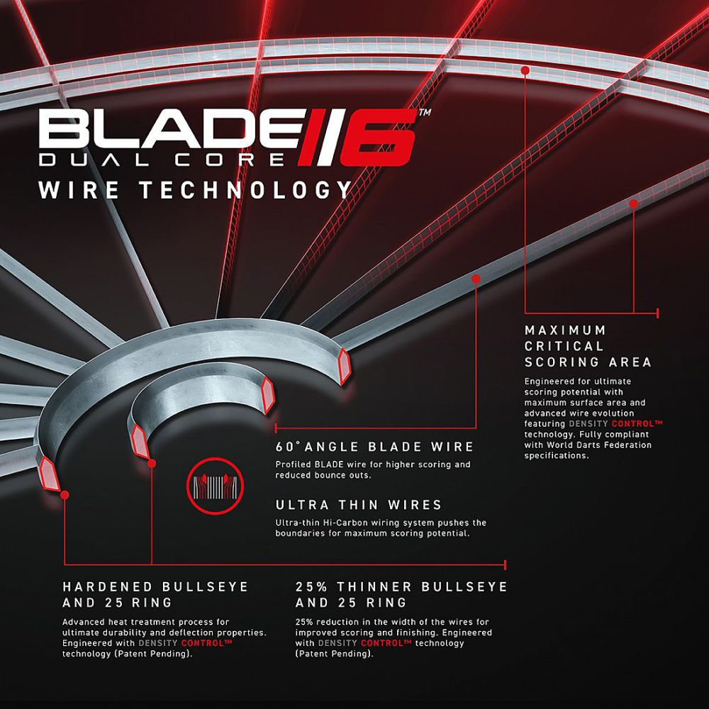 Winmau Blade 6 Dual Core Dartboard