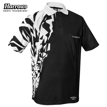 Harrows Rapide Black and White Dart Shirt