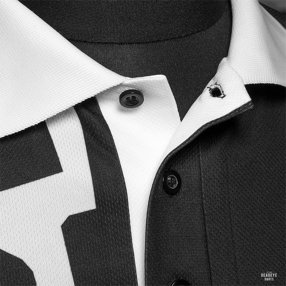 Harrows Rapide Black and White Dart Shirt