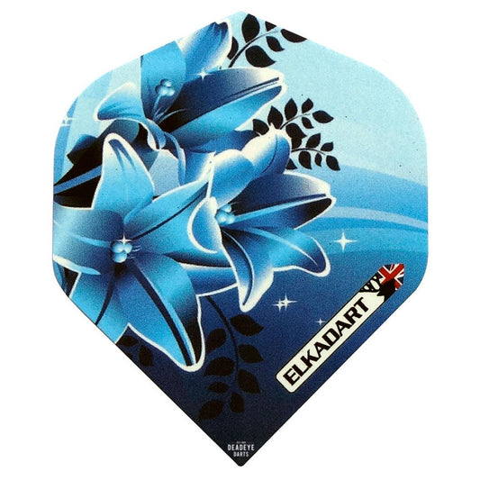 Elkadart 100 Micron Standard Dart Flights Blue