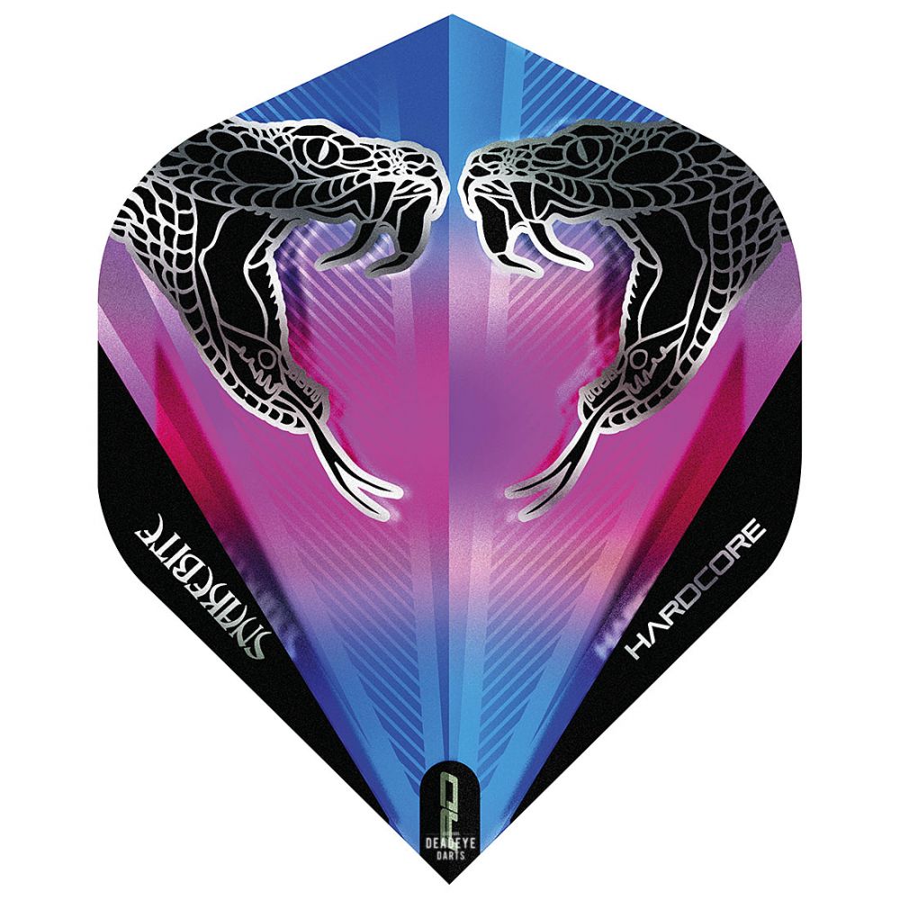 Hardcore Peter Wright Snake Transparent Dart Flights