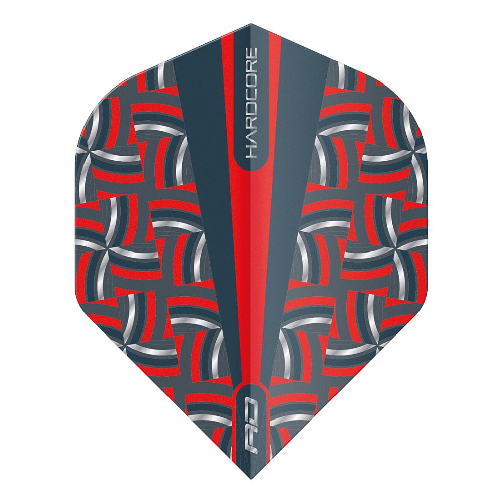 Hardcore Radical Red Rope Print Dart Flights