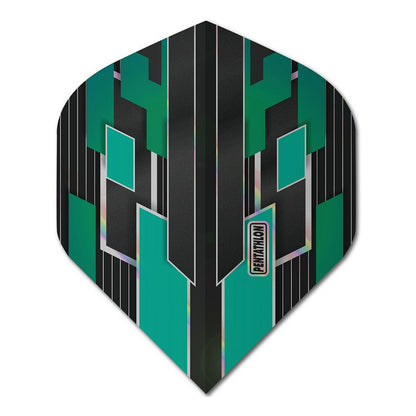 Pentathlon Shimmer Dart Flights Black