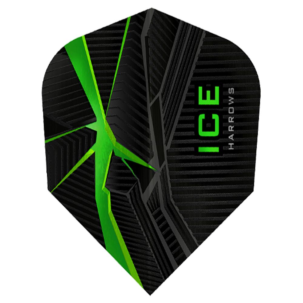 Harrows Ice Recut Dart Flights - Green