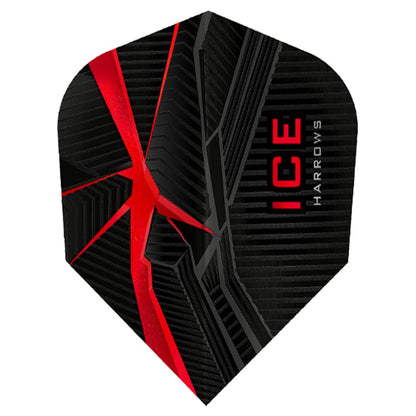 Harrows Ice Recut Dart Flights - Red