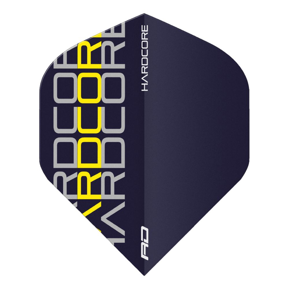 Hardcore Radical XT Red Dragon Tri-Stripe Dart Flights - Yellow