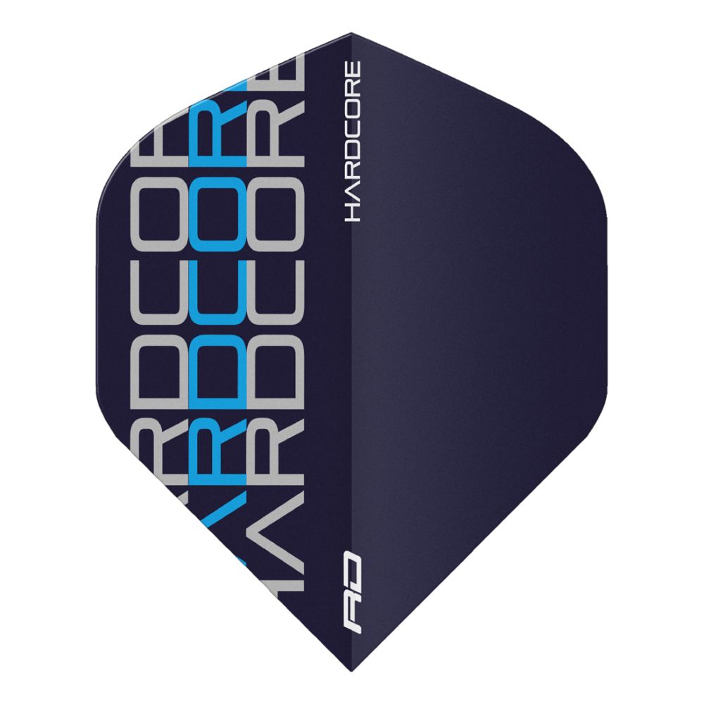 Hardcore Radical XT Red Dragon Tri-Stripe Dart Flights - Blue