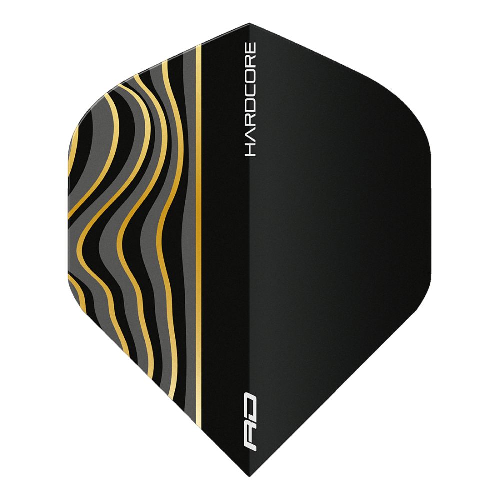 Hardcore Radical Black Wave Standard Dart Flights