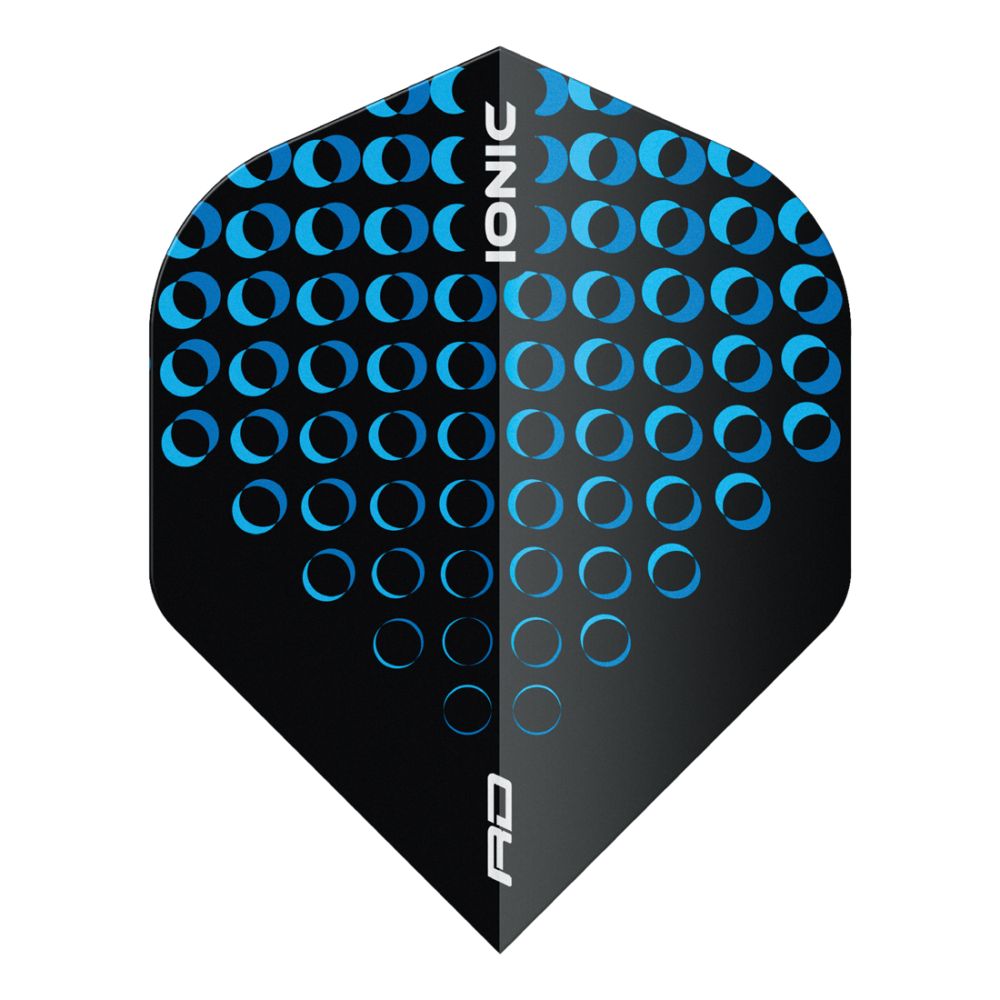 Hardcore Ionic Circles Standard Dart Flights - Blue