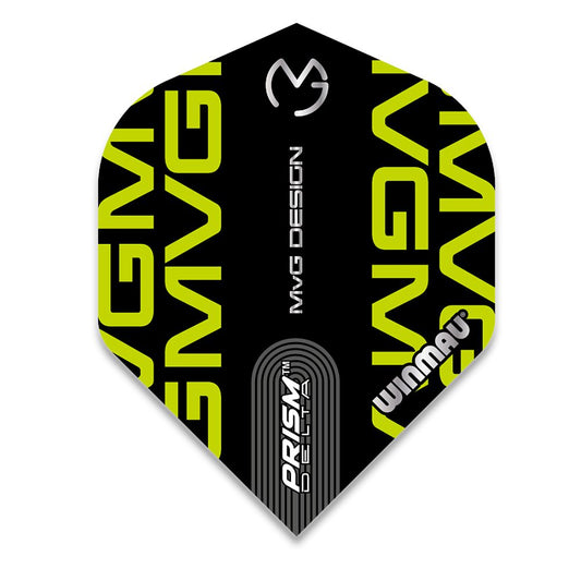 Winmau Prism Delta MvG 2021 Black Print Dart Flights