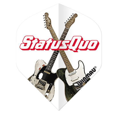 Winmau Rock Legends Status Quo Guitars Standard Flights