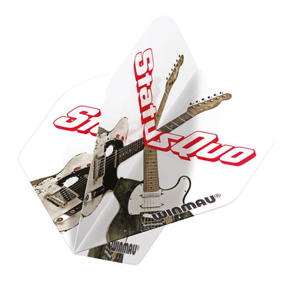 Winmau Rock Legends Status Quo Guitars Standard Flights