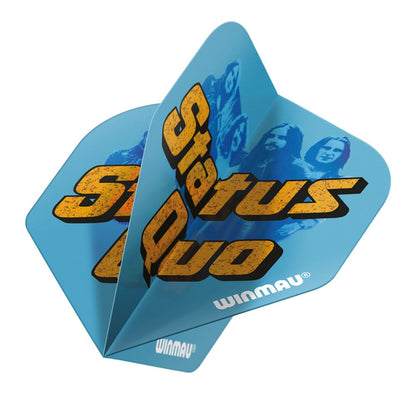 Winmau Rock Legends Status Quo Logo Standard Flights