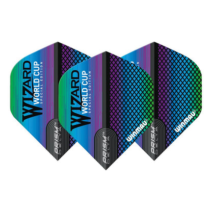 Winmau Prism Delta Wizard Rainbow Dart Flights