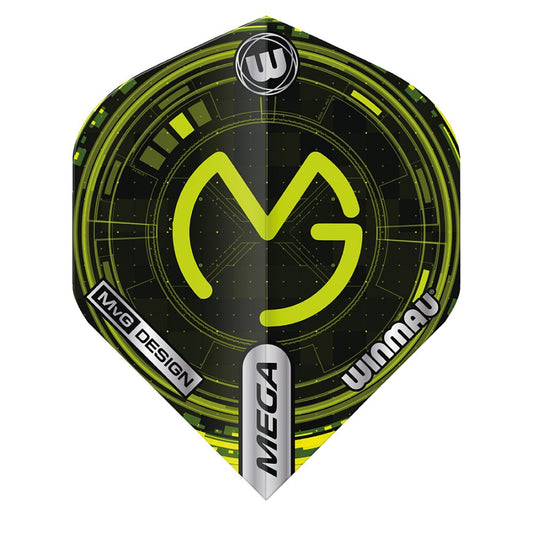 Winmau Mega MvG Logo Tech Dart Flights