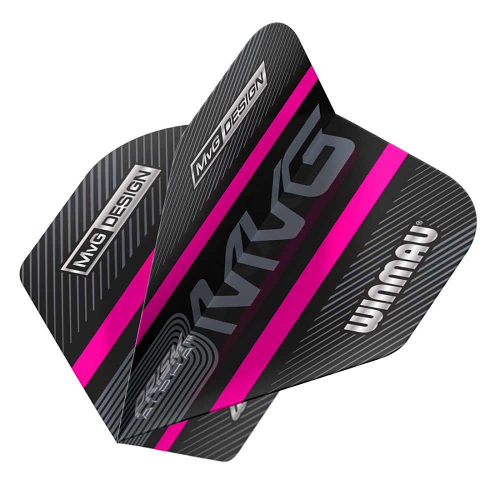 Winmau Prism Alpha MvG Logo Stripe Dart Flights