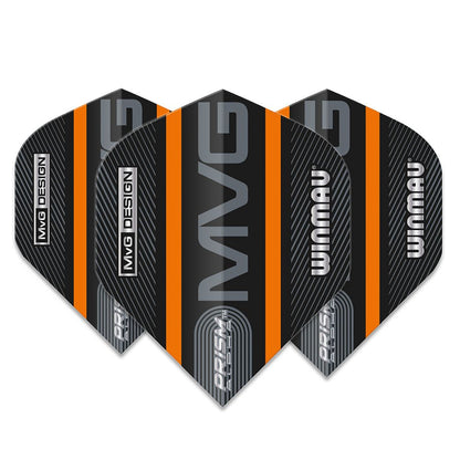 Winmau Prism Alpha MvG Logo Stripe Dart Flights