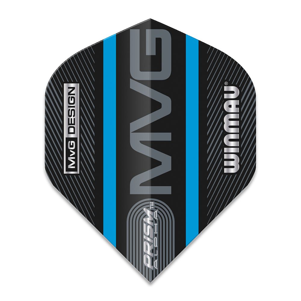 Winmau Prism Alpha MvG Logo Stripe Dart Flights