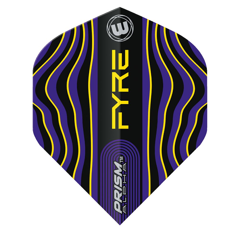 Winmau Prism Alpha Fyre Black Dart Flights