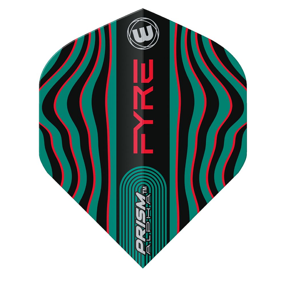 Winmau Prism Alpha Fyre Black Dart Flights