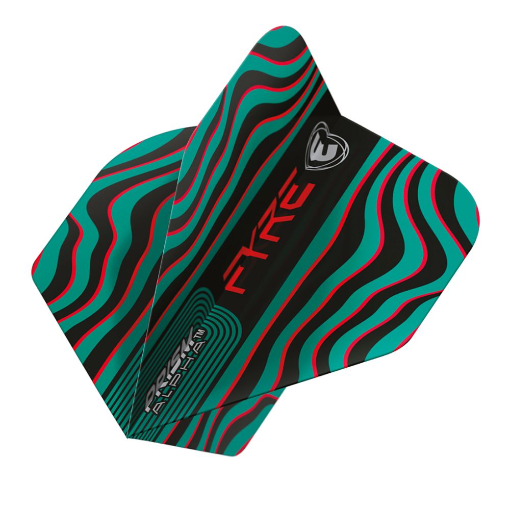 Winmau Prism Alpha Fyre Black Dart Flights