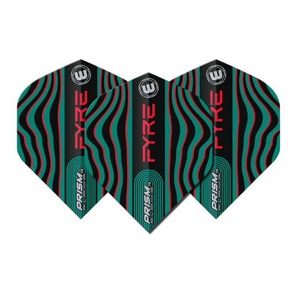 Winmau Prism Alpha Fyre Black Dart Flights