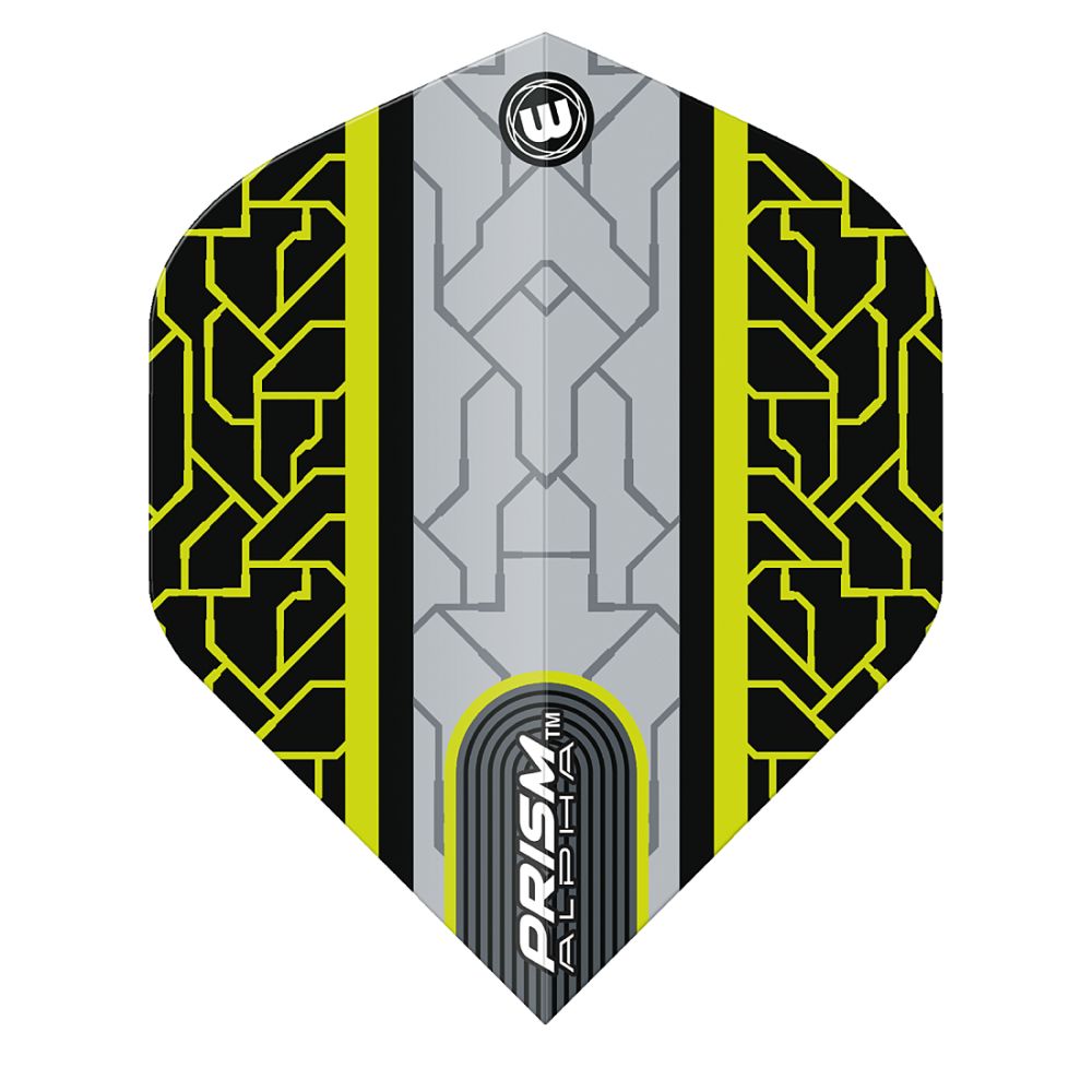 Winmau Prism Alpha Circuit Black Dart Flights