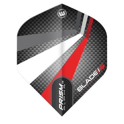 Winmau Prism Alpha Blade 6 Reflect Black Dart Flights