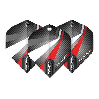 Winmau Prism Alpha Blade 6 Reflect Black Dart Flights