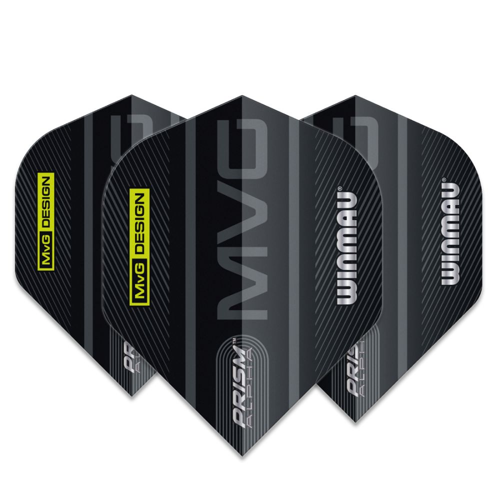 Winmau Prism Alpha MvG Logo Dart Flights