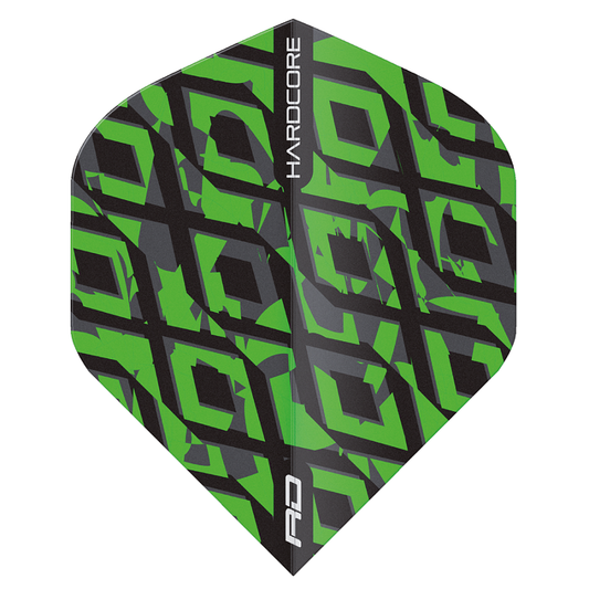 Hardcore Radical Black Standard Dart Flights