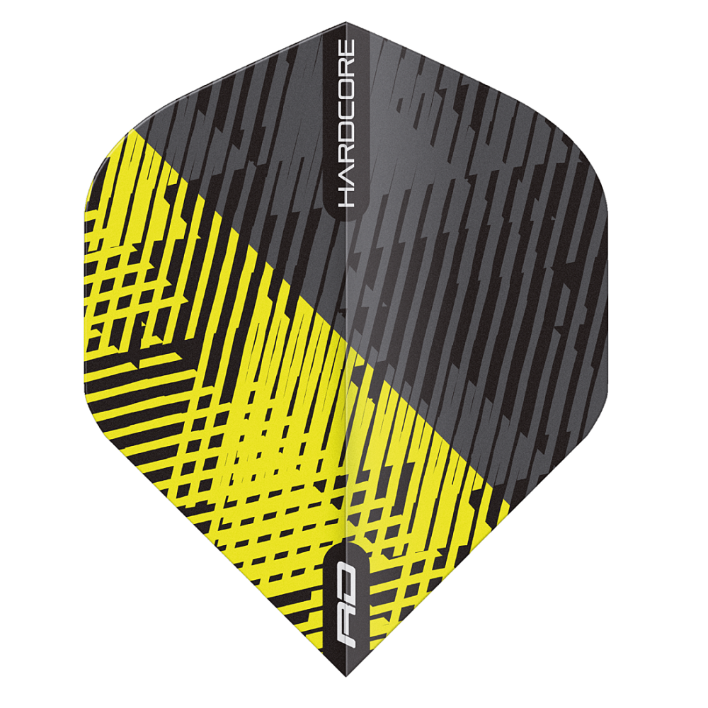 Hardcore Radical Black Fleck Standard Dart Flights