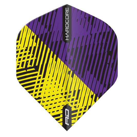 Hardcore Radical Black Fleck Standard Dart Flights