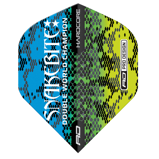 Hardcore Snakebite Multi Snakeskin Standard Dart Flights