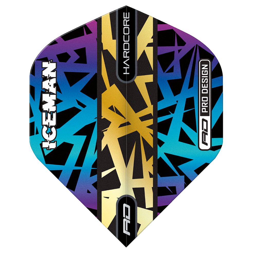 Hardcore Premium Gerwyn Price Rainbow Standard Dart Flights