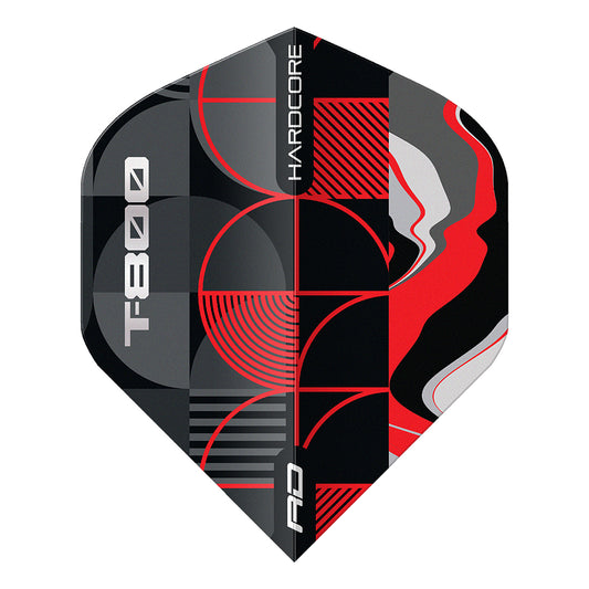 Red Dragon Hardcore Premium T800 No2 Standard Dart Flights