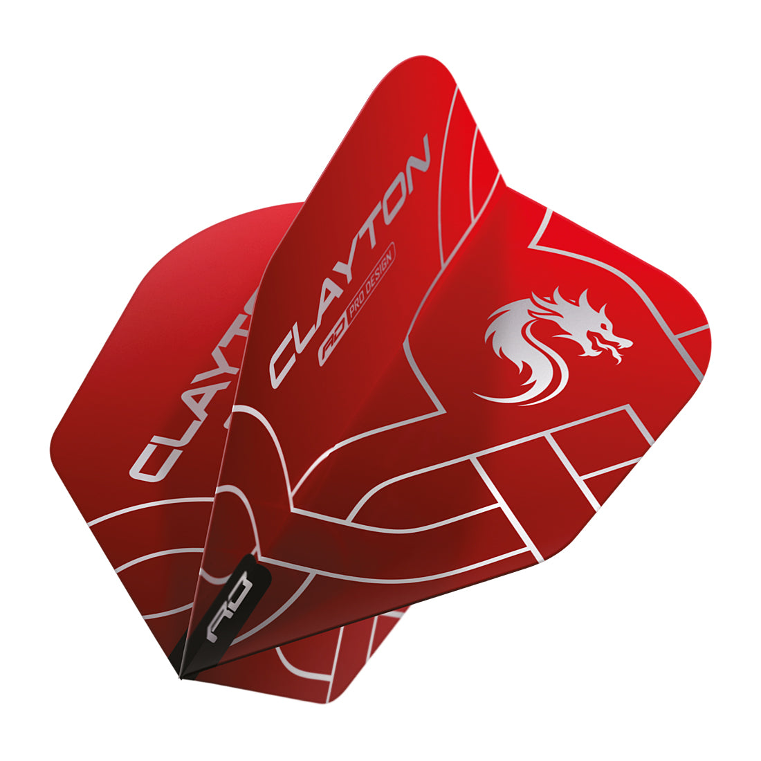 Red Dragon Hardcore Jonny Clayton Red & Black Dart Flights