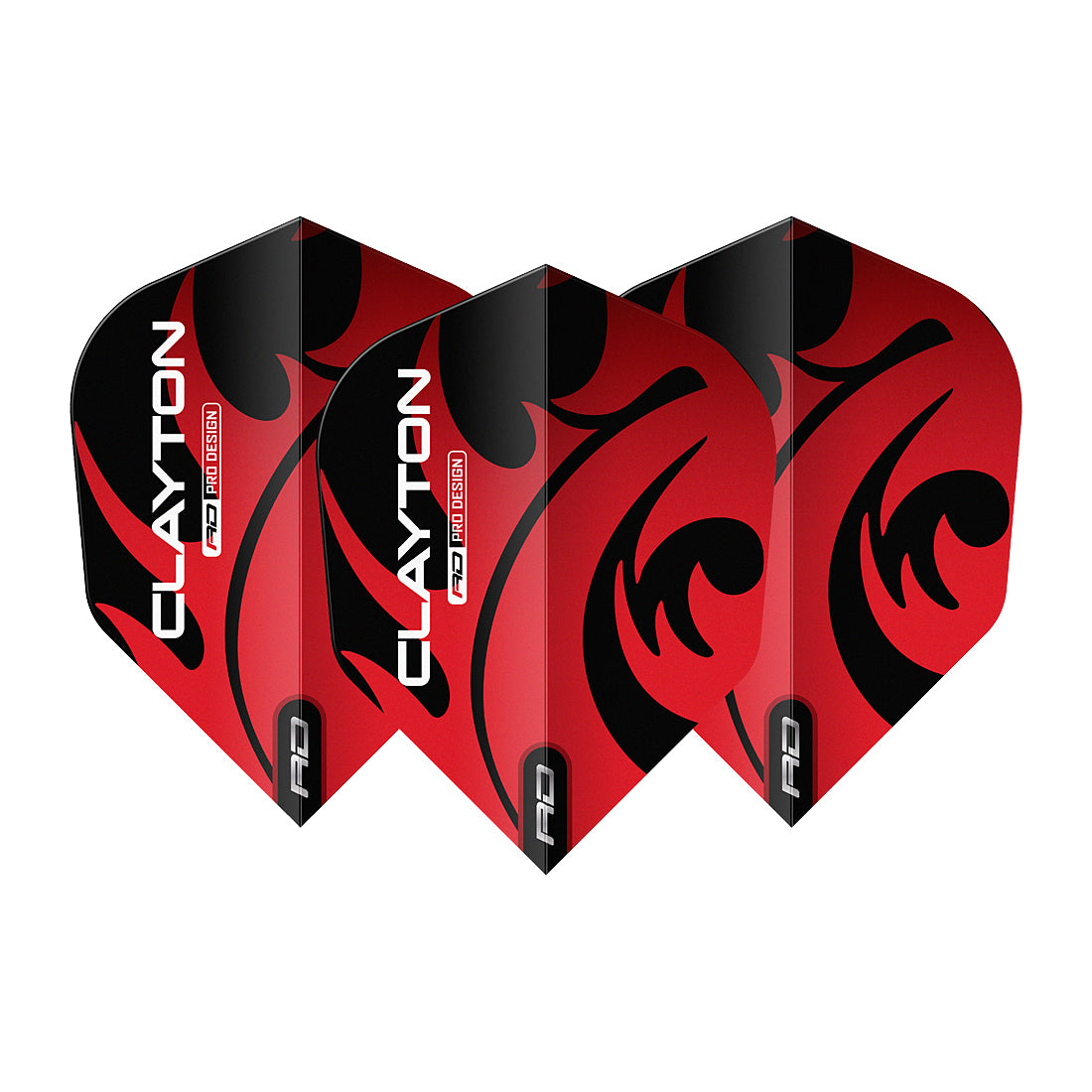 Red Dragon Hardcore Jonny Clayton Red & Silver Dart Flights