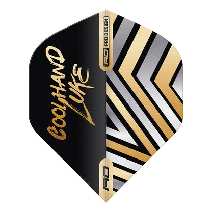 Red Dragon Luke Humphries Gold Hardcore No.1 Premium Dart Flights