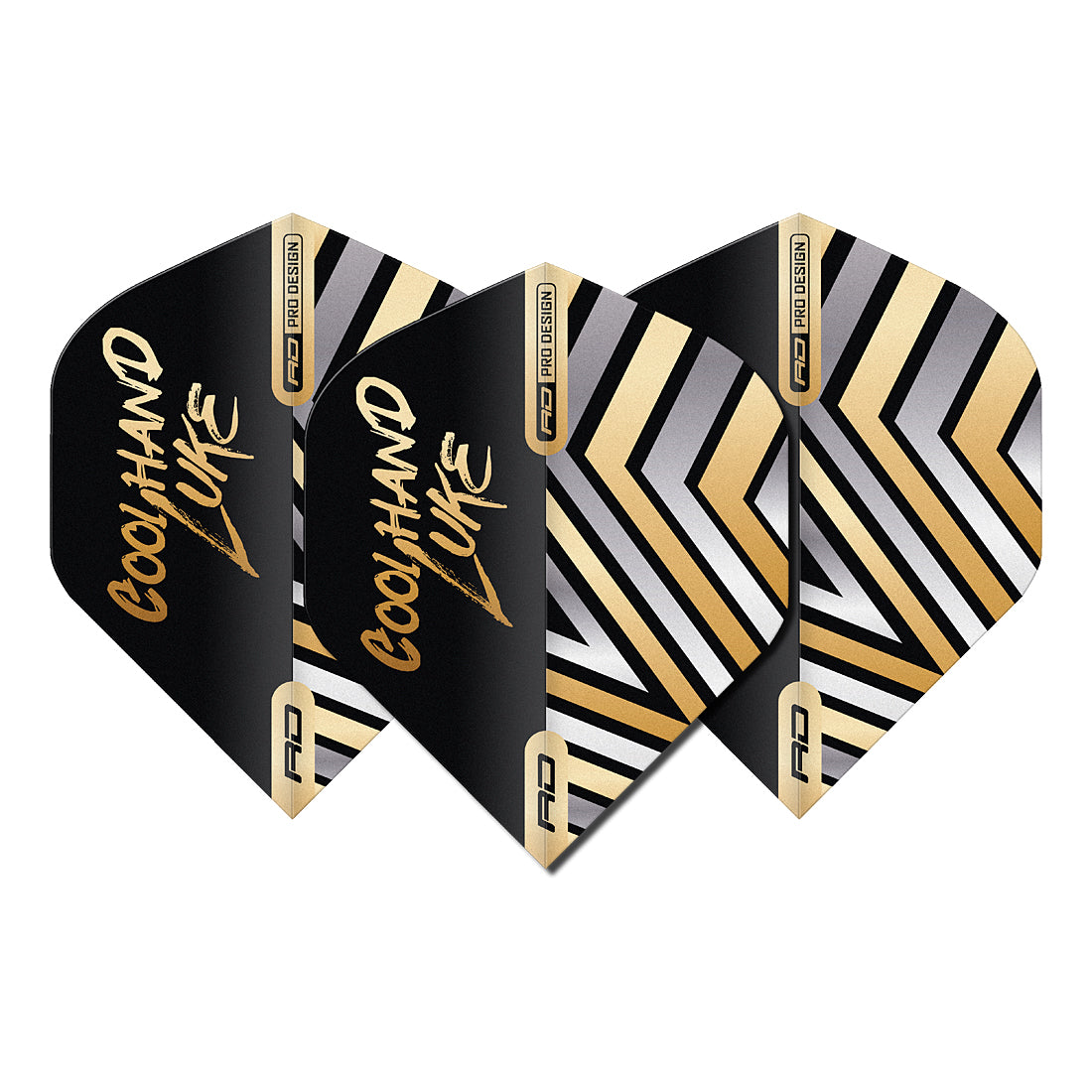 Red Dragon Luke Humphries Gold Hardcore No.1 Premium Dart Flights