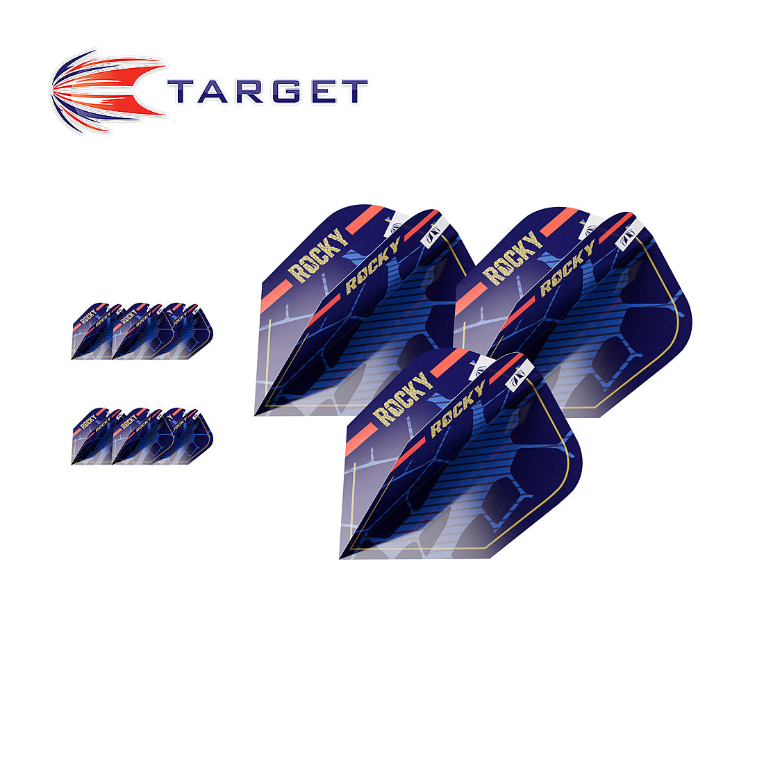 Target Josh Rock G1 x 3 Sets Pro.Ultra Flights Bagged