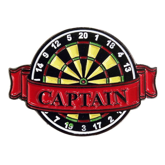 Darts Pin Badges Enamel Pin Badge Banner Captain