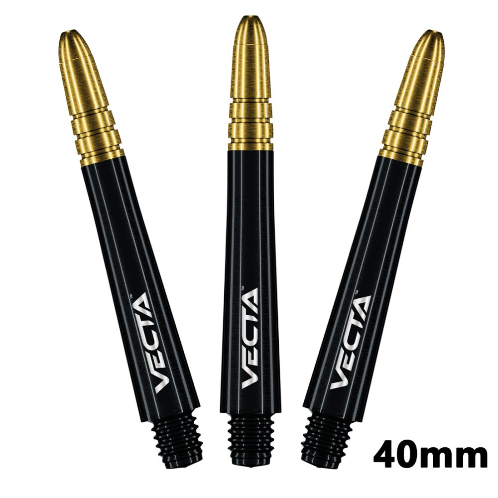 Winmau Vecta Black Gold Shafts