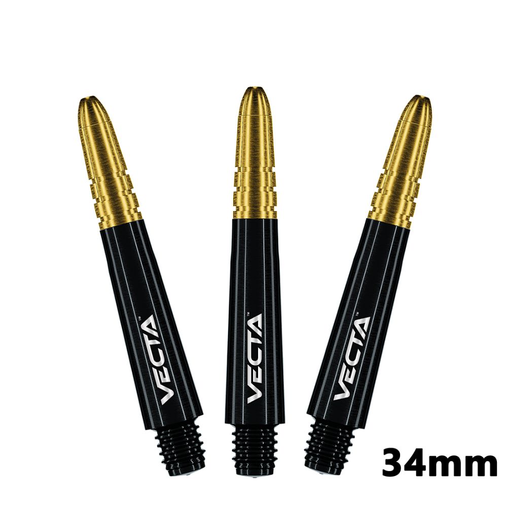 Winmau Vecta Black Gold Shafts