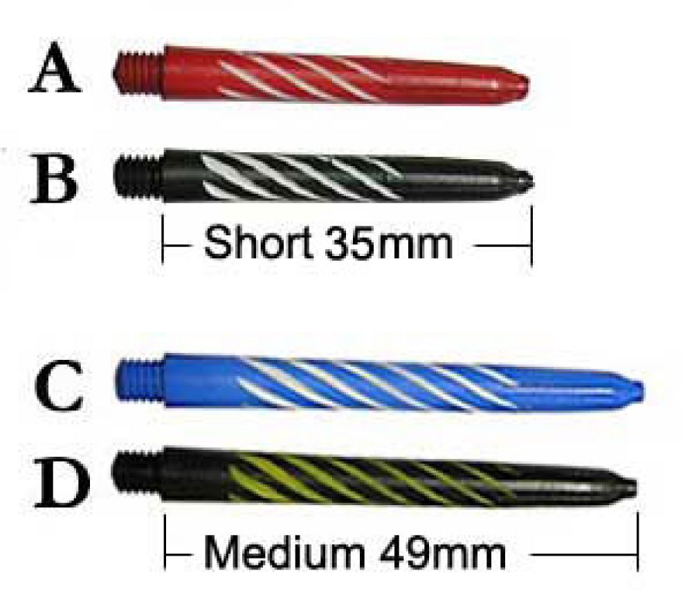 Deadeye Spiroline Nylon Dart Shafts