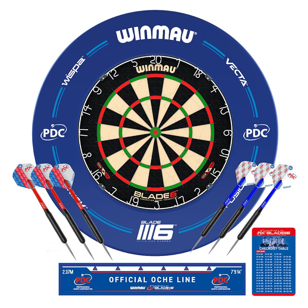 Winmau PDC Dartboard and Surround Set