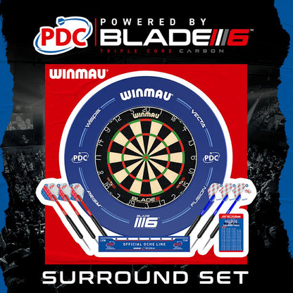 Winmau PDC Dartboard and Surround Set