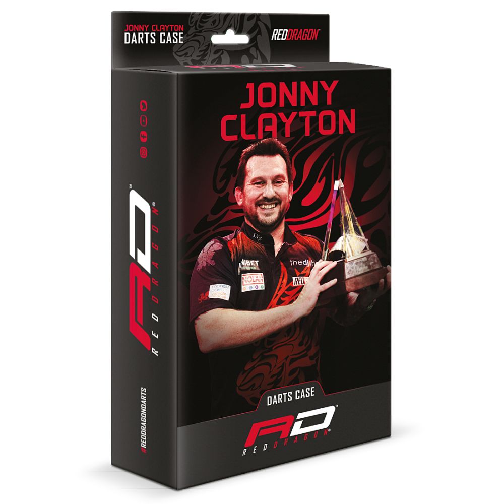 Red Dragon Jonny Clayton Super Tour Dart Case